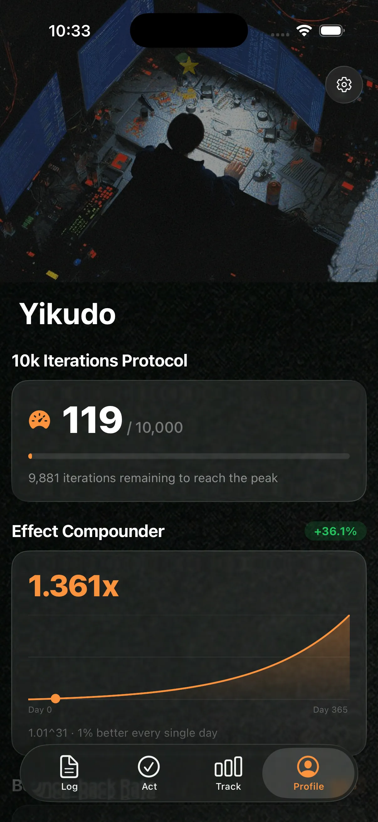 Hone App Settings Interface